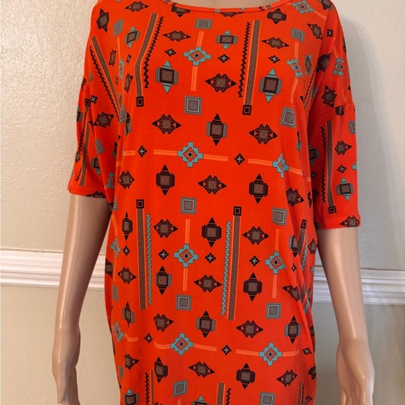 LULAROE IRMA BLOUSE AZTEK STYLE XS NWT - Picture 2 of 6